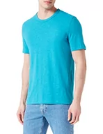 Koszulki męskie - s.Oliver Bernd Freier GmbH & Co. KG Męski T-shirt z krótkim rękawem, niebiesko-zielony, M, Niebieski zielony, M - miniaturka - grafika 1