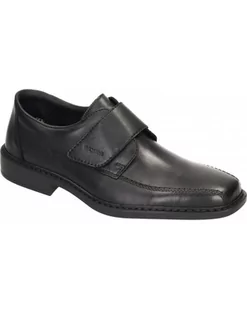 PÓŁBUTY RIEKER - 630089-01 BLACK - Rieker - Półbuty męskie - miniaturka - grafika 1
