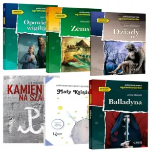 Obowiązkowe lektury egzamin 8-klasisty. Klasy 7-8 - Lektury szkoła podstawowa - miniaturka - grafika 1