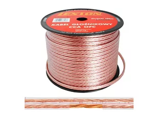 LEXTON Kabel 2x 2.5 mm do głośników 100 m LX K608 LX K608 - Kable - miniaturka - grafika 1