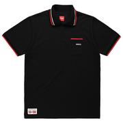 Koszulki sportowe męskie - Koszulka Prosto Polo Mods KL221MTEE3012 - czarna - miniaturka - grafika 1