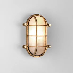 Astro Thurso Oval kinkiet zewnętrzny z mosiądzu - Lampy ogrodowe - miniaturka - grafika 1