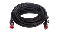 Patchcordy - Kabel Lan Patchcord Cat 6 S/ftp Lszh czarny 5m - miniaturka - grafika 1