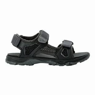 Sandały dziecięce Jack Wolfskin TARACO BEACH SANDAL K black - 26 - Buty dla dziewczynek - miniaturka - grafika 1