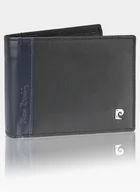 Portfele - Pierre Cardin, Portfel skórzany męski, Tilak30 8805, czarny, ochrona RFID - miniaturka - grafika 1
