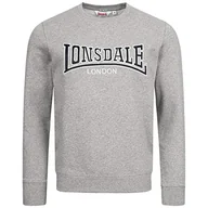 Bluzy męskie - Lonsdale Bluza męska Berger Lp181 szary Marl Grey 3xl 117029 - miniaturka - grafika 1
