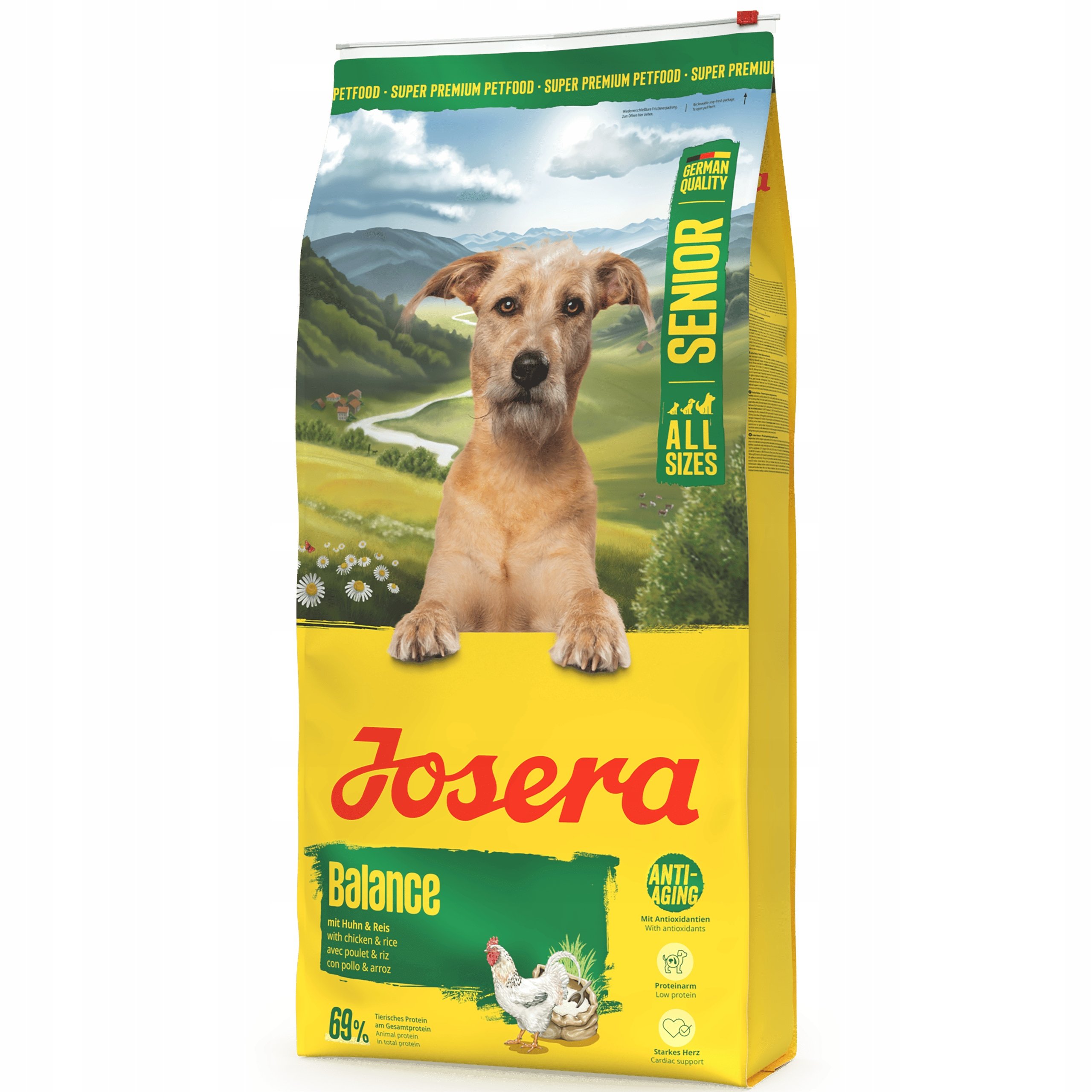Karma dla psa JOSERA Senior Balance kurczakiem i ryżem 12.5 kg