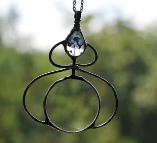 Lupa z Niezapominajką - Naszyjniki - miniaturka - grafika 1