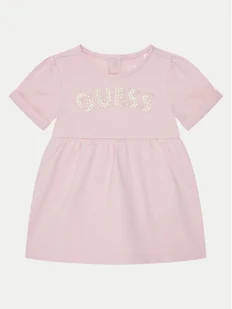 Guess Komplet bluzka i półśpiochy S5RG03 KAN04 Różowy - Śpiochy dla niemowląt - miniaturka - grafika 1