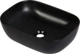 Umywalka ceramiczna PREMIUM 46 czarna matowa - Umywalki - miniaturka - grafika 1