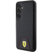 Etui i futerały do telefonów - FerrariFEHCS24MN3PUK S24+ S926 czarny/black hardcase Carbon Stitched Bottom - miniaturka - grafika 1