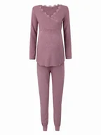 Piżamy damskie - Damska piżama ciążowa fioletowa Bellybutton Maternity, r.M - miniaturka - grafika 1