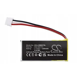 Logitech G Pro / 533-000151 220mAh 0.81Wh Li-Polymer 3.7V (Cameron Sino) - Gadżety dla graczy - miniaturka - grafika 1