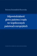 Prawo - Odpowiedzialność głowy państwa i rządu we współczesnych państwach europejskich - Dziemidok-Olszewska Bożena - miniaturka - grafika 1