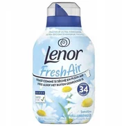 Środki do prania - Lenor Fresh Air Sensitive Hipoalergiczny Płyn Do Płukania 34 Prań 476Ml - miniaturka - grafika 1