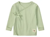 Bluzki dla niemowląt - lupilu® Bluza zawijana niemowlęca z biobawełny (Miętowy, 86/92) - miniaturka - grafika 1