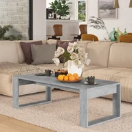 Ławy i stoliki kawowe - vidaXL Stolik kawowy, szarość betonu, 110x50x35 cm, płyta wiórowa vidaXL - miniaturka - grafika 1
