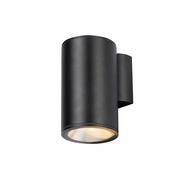 Lampy ogrodowe - Czarna tuba kinkiet zewnętrzny LED 5W O303WL-L5GF3K z serii SHIM - miniaturka - grafika 1