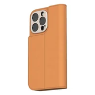 Etui i futerały do telefonów - Moshi Overture MagSafe - Skórzane etui 3w1 z klapką iPhone 16 Pro (Caramel Brown) - miniaturka - grafika 1