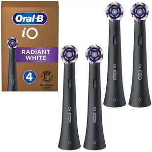 4x Końcówka Oral-B iO Radiant Black - Końcówki do szczoteczek elektrycznych - miniaturka - grafika 1