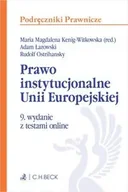 Podręczniki dla szkół wyższych - Prawo instytucjonalne Unii Europejskiej + testy - praca zbiorowa - miniaturka - grafika 1