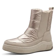 Kozaki damskie - Tamaris Comfort damskie śniegowce WarmInsole i Tex modne kozaki, beżowe, 37 EU, beżowy, 37 EU - miniaturka - grafika 1