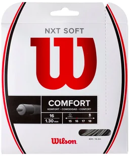 Naciąg tenisowy Wilson  NXT Soft Silver  1,30 mm - Tenis ziemny - miniaturka - grafika 1
