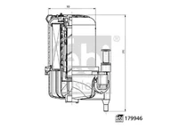 Filtry paliwa - Filtr paliwa Febi Bilstein 179946 - miniaturka - grafika 1