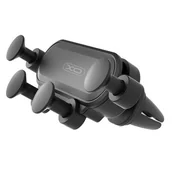 Uchwyty samochodowe do telefonów - XO Uchwyt samochodowy grawitacyjny C41 czarny - miniaturka - grafika 1