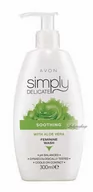 Płyny do higieny intymnej - AVON - SIMPLY - SOOTHING FEMININE WASH WITH ALOE VERA - Kojący płyn do higieny intymnej z wyciągiem z aloesu - 300 ml - miniaturka - grafika 1