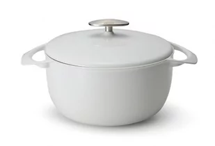 UNILLOY UNILLOY Garnek żeliwny UNILLOY Unohana 22 cm [UC220WH] OM-10126-uniw - Garnki - miniaturka - grafika 1