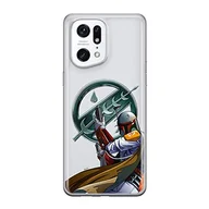 Etui i futerały do telefonów - ERT GROUP etui na telefon Oppo FIND X5 PRO, case oryginalny i oficjalnie licencjonowany przez Star Wars, wzór Boba Fett 002, optymalnie dopasowane, plecki z TPU częściowo przeźroczyste - miniaturka - grafika 1