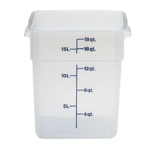 Cambro POJEMNIK NA ŻYWNOŚĆ Z POLIPROPYLENU CAMSQUARE® 17,2 l - Pojemniki kuchenne - miniaturka - grafika 1
