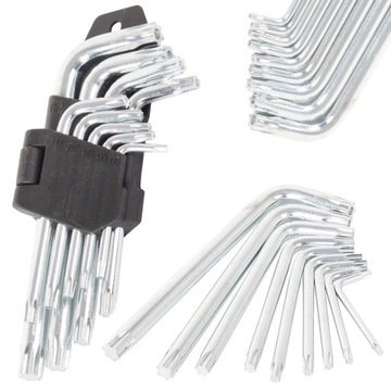 Klucze Imbusowe Imbusy 1,5-10 9 el Zestaw Torx Imbus Komplet Narzędzia