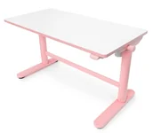 Biurka dla dzieci - Różowe podnoszone biurko dziecięce elektryczne Z7-P30 - miniaturka - grafika 1