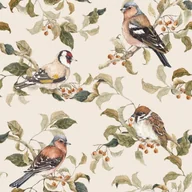 Wyposażenie pokoiku dziecięcego - Tapeta Birds Autumn - miniaturka - grafika 1