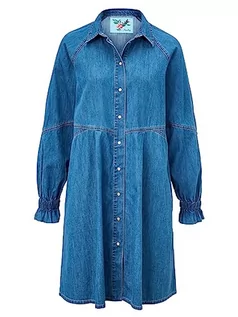 Sukienki - Replay Sukienka damska W9052, 009 M, niebieska, XL, 009 Medium Blue, XL - grafika 1