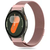 Akcesoria do smartwatchy - MILANESEBAND BRANSOLETA MEDIOLAŃSKA BRANSOLETKA DO SAMSUNG GALAXY WATCH 4 / 4 CLASSIC / 5 / 5 PRO / 6 / 6 CLASSIC / 7 / FE - ROSE GOLD - miniaturka - grafika 1