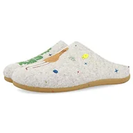 Kapcie damskie - HOT POTATOES Męskie kapcie Naul, szare, 10,5 UK - miniaturka - grafika 1