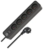 Listwy zasilające - Brennenstuhl ecolor 5gn, 3m czarna 002181960000 - miniaturka - grafika 1