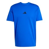 Koszulki męskie - adidas Mężczyźni ESSENTIALS SMALL LOGO SINGLE JERSEY TEE, team royal blue/black, XXL - miniaturka - grafika 1