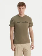 Koszulki męskie - Columbia T-Shirt Basic Logo™ 2155001 Zielony Regular Fit - miniaturka - grafika 1