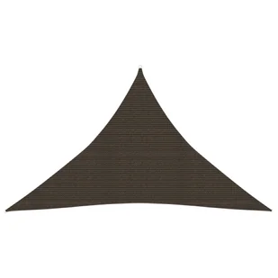 VidaXL Żagiel przeciwsłoneczny, 160 g/m, brązowy, 2,5x2,5x3,5 m, HDPE 311801 VidaXL - Parasole ogrodowe - miniaturka - grafika 1