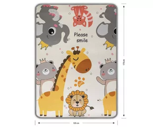 MILLY MALLY Mata piankowa zwijana Kinder Sea and Africa - Zabezpieczenia dla dzieci - miniaturka - grafika 3