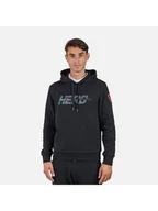 Bluzy męskie - Bluza sportowa męska Rossignol New Hero Hoodie czarna M - miniaturka - grafika 1