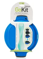 Kuchnia turystyczne i akcesoria - Zestaw naczyń turystycznych Humangear GoKit Deluxe 7 charcoal-blue - miniaturka - grafika 1