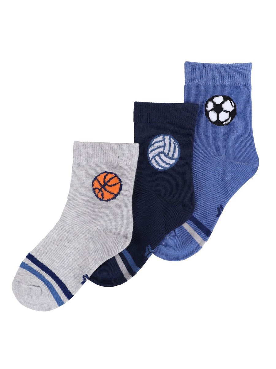 Skarpety chłopięce skarpetki dziecięce długie piłki 3PAK 23-26 YOCLUB