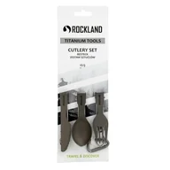 Kuchnia turystyczne i akcesoria - Rockland Zestaw sztućców TITANIUM CUTLERY SET - miniaturka - grafika 1