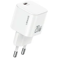 Ładowarki do telefonów - Ładowarka sieciowa USAMS JO Series CC260 20W USB-C + kabel USB-C/Lightning 1m biały - miniaturka - grafika 1