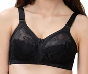 Biustonosze - Triumph Doreen X Biustonosz bez fiszbin Kobiety,Czarny,105B - miniaturka - grafika 1